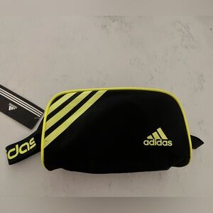 Adidas Black and Yellow Toiletry Bag Durable and Stylish